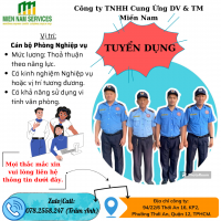 TUYỂN CÁN BỘ PHÒNG NGHIỆP VỤ